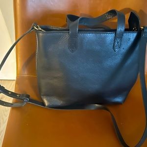Madewell leather tote bag